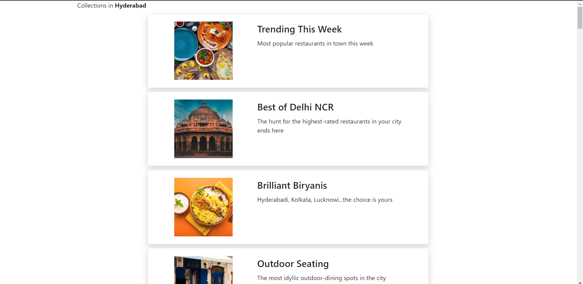 Served project screenshot